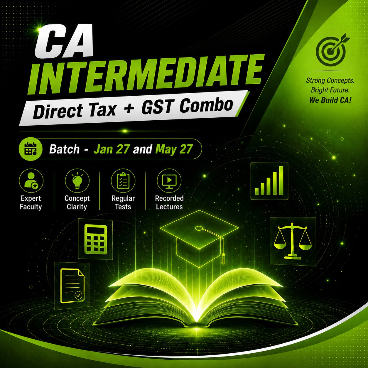 CA Intermediate Direct Tax + GST Combo (Batch - Jan 27 and May 27)